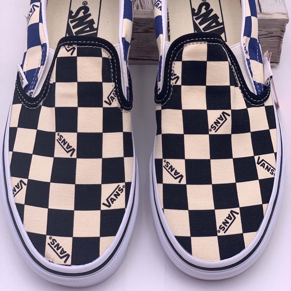 Vans Classic Slip-On ( Big Check) Black/Na… - Picture 4 of 13